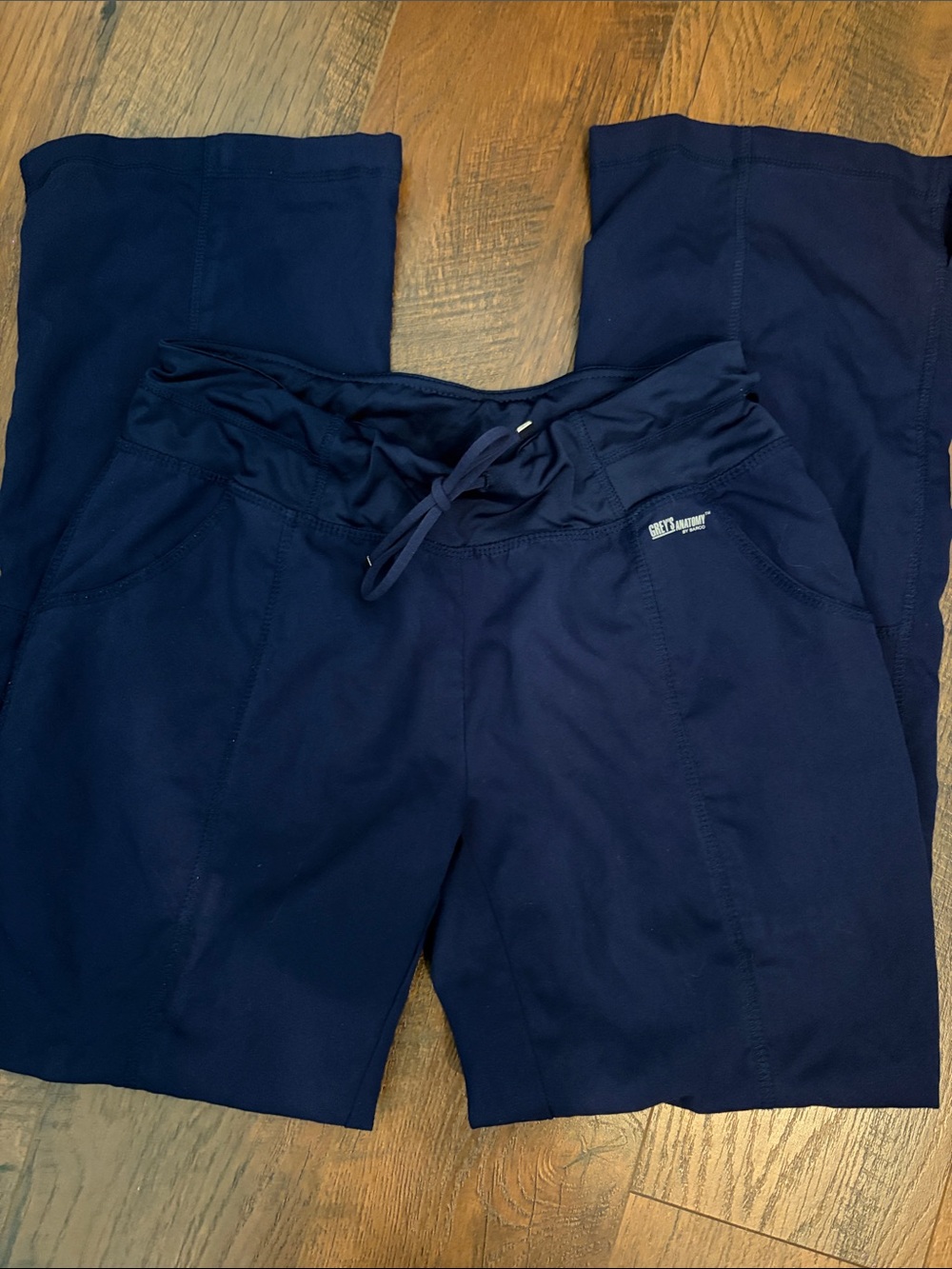 Grey's Anatomy Navy Jogger Pants with Drawcord
